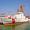 United States Coast Guard Boat Paint By Numbers