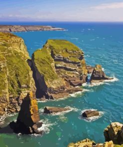 Wales South Stack Cliffs Paint By Numbers