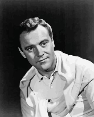 Young Jack Lemmon Paint By Numbers