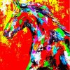 Aesthetic Abstract Horses Paint By Numbers