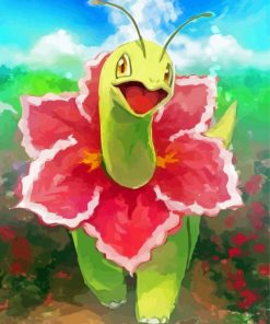 Aesthetic Chikorita Art Paint By Numbers