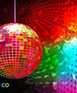 Aesthetic Disco Ball Paint By Numbers