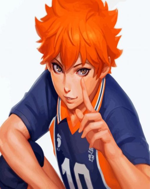 Aesthetic Hinata Shoyo - Paint By Numbers