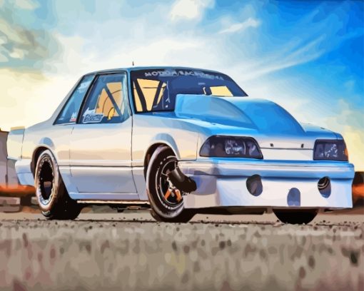 Aesthetic Mustang Fox Body Paint By Numbers