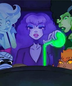 Aesthetic Scooby Doo And The Ghoul School Paint By Numbers