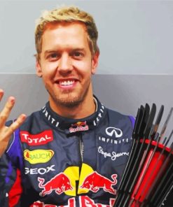 Aesthetic Sebastian Vettel Paint By Numbers