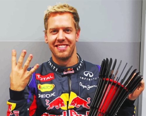 Aesthetic Sebastian Vettel Paint By Numbers