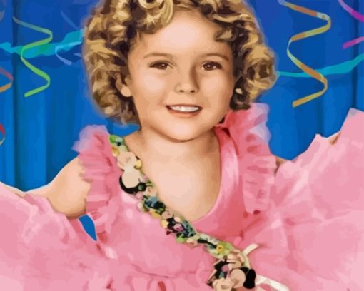 Aesthetic Shirley Temple Paint By Numbers