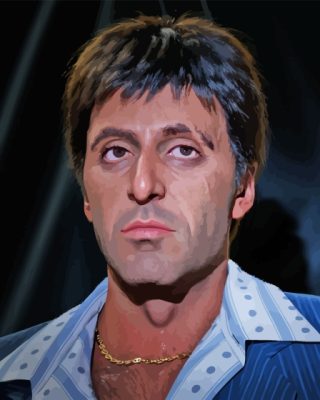 Aesthetic Tony Montana Paint By Numbers