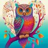 Aesthetic Owl Paint By Numbers