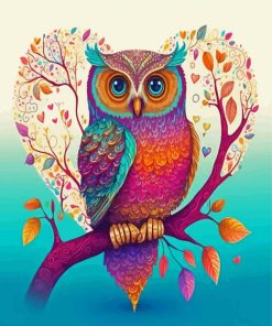 Aesthetic Owl Paint By Numbers