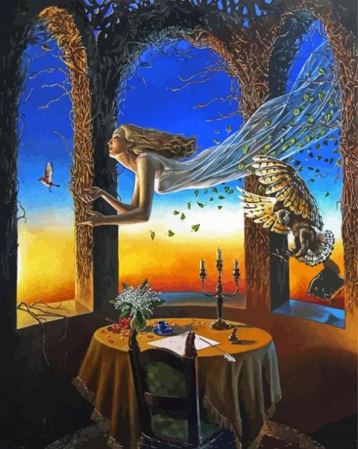 Angel By Michael Cheval Absurd Paint By Numbers