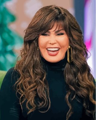 Beautiful Marie Osmond Paint By Numbers