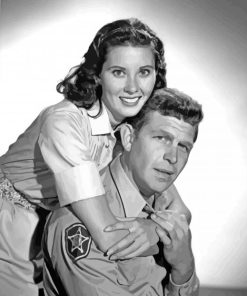 Black And White Andy Griffith Paint By Numbers