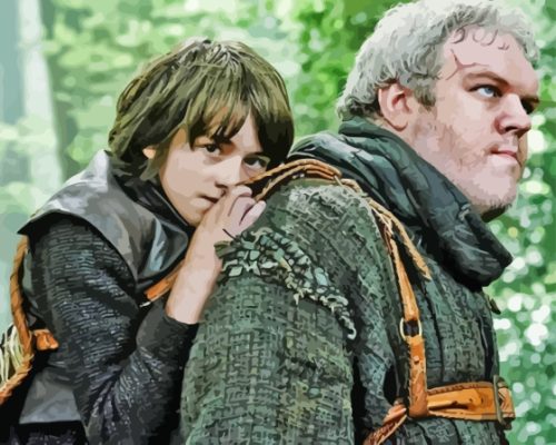 Bran And Hodor Paint By Numbers