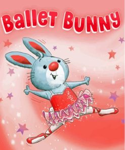 Bunny Ballet Dancer Paint By Numbers