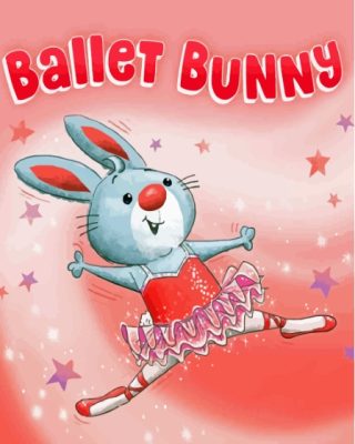 Bunny Ballet Dancer Paint By Numbers