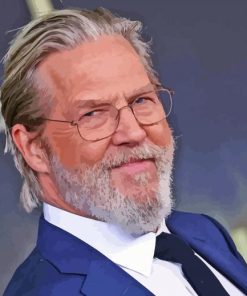 Classy Jeff Bridges Paint By Numbers