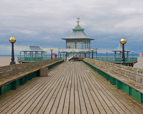 Clevedon Pier Paint By Numbers