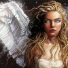 Cool Blonde Angel Paint By Numbers