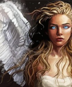 Cool Blonde Angel Paint By Numbers