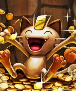 Cool Meowth Paint By Numbers