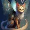 Elf Cat With Wings Paint By Numbers