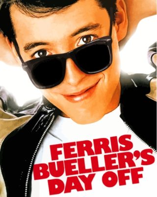 Ferris Buellers Day Off Film Poster Paint By Numbers