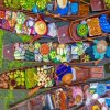 Floating Market Bangkok Thailand Paint By Numbers