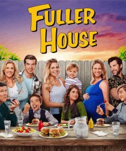 Fuller House Serie Poster Paint By Numbers