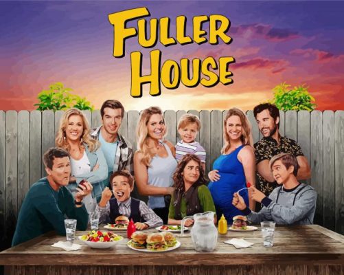 Fuller House Serie Poster Paint By Numbers