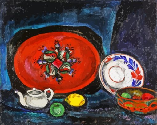 Impressionist Teapot Paint By Numbers