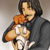 John Wick And Daisy Dog Paint By Numbers