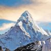 Mount Everest In Winter Paint By Numbers