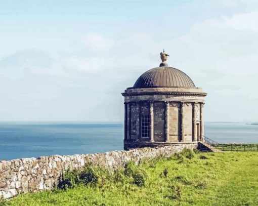 Mussenden Temple Building Paint By Numbers