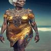 Old African Lady Paint By Numbers