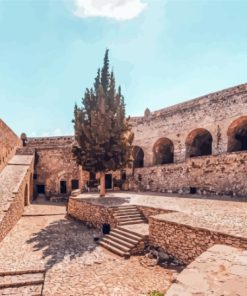 Palamidi Castle In Nafplio Paint By Numbers