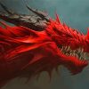 Red Dragon Paint By Numbers