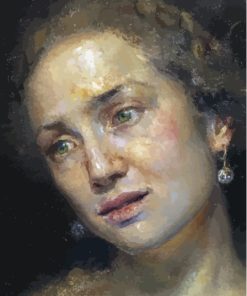 Sad Woman Helene Knoop Paint By Numbers