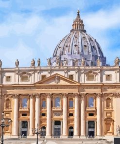 St Peters Basilica In Vatican Paint By Numbers