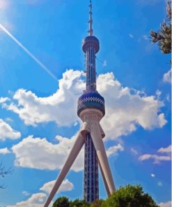 Tashkent Tv Tower Paint By Numbers