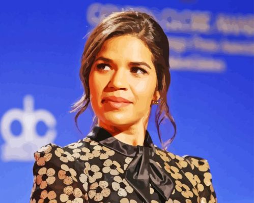 The Actress America Ferrera Paint By Numbers