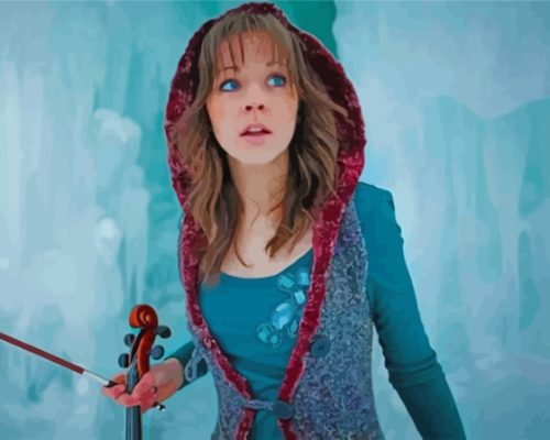 The Violinist Lindsey Stirling Paint By Numbers