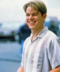 Vintage Matt Damon Paint By Numbers