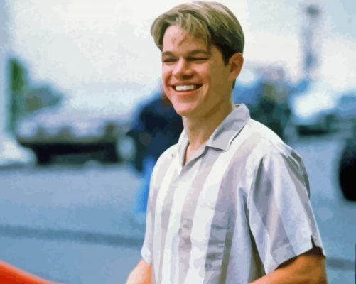 Vintage Matt Damon Paint By Numbers