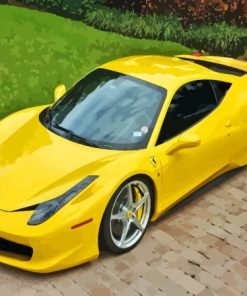 458 Ferrari Paint By Numbers