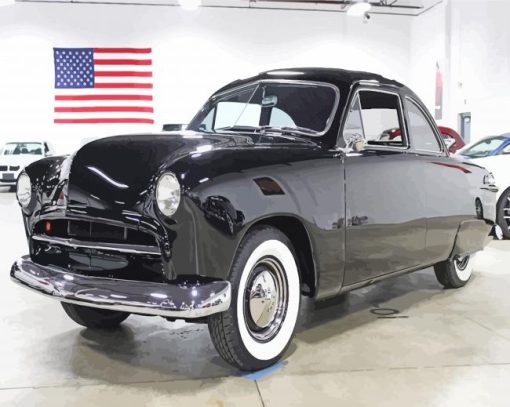 49 Ford Coupe Black Car Paint By Numbers