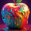 Aesthetic Colorful Apple Paint By Numbers