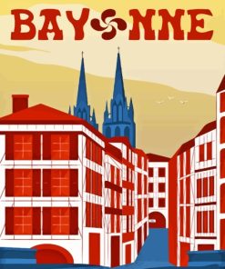 Bayonne Poster Paint By Numbers