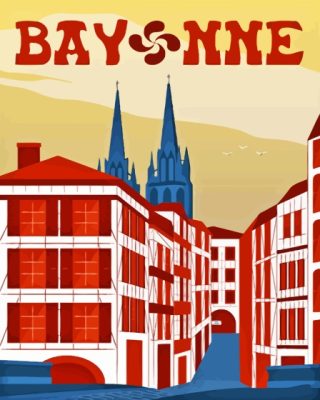 Bayonne Poster Paint By Numbers